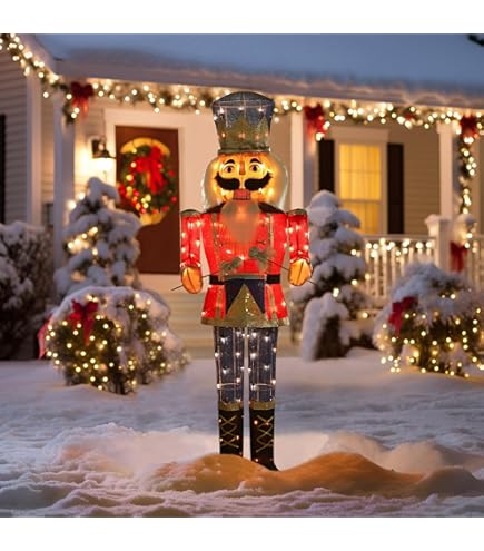 Amazon.com: Giant Life-Size 5' Iron Nutcracker Christmas